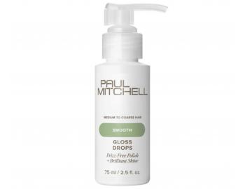 S�rum pro z��iv� lesk a uhlazen� st�edn� hrub�ch a� hrub�ch vlas� Paul Mitchell Smooth Gloss Drops - 75 ml
