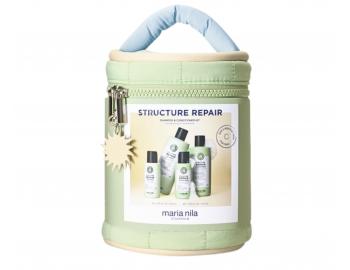 D�rkov� sada pro such� a po�kozen� vlasy Maria Nila Structure Repair Beauty Bag + kosmetick� ta�ka zdarma
