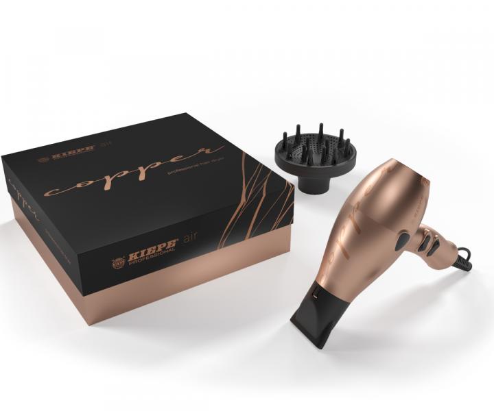 Profesionální fén na vlasy Kiepe Copper 8301C - 2400 W, měděný