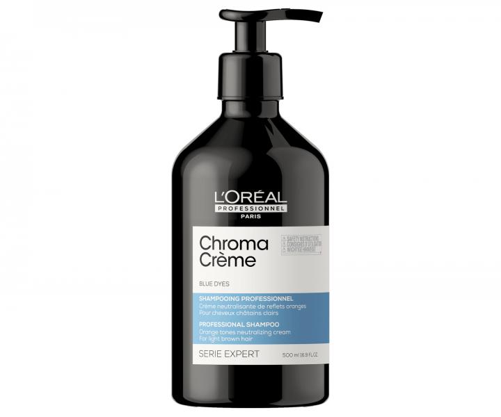 Šampon pro neutralizaci oranžových tónů Loréal Professionnel Serie Expert Chroma Créme - 500 ml