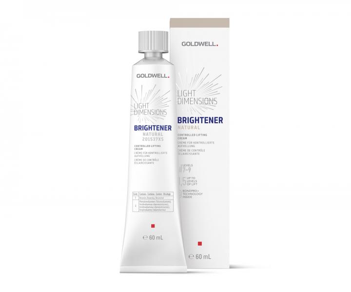 Krém pro oživení blond odstínu Goldwell Light Dimensions Brightener Natural - přírodní, 60 ml