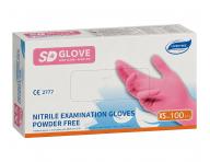 Nitrilov� rukavice SD Glove Nitrile Examination Gloves 100 ks - r��ov�