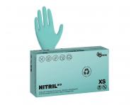 Ekologické nitrilové rukavice Espeon Nitril Bio - 100 ks, zelené, velikost XS