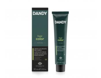 Pánská barva na probarvení šedin Dandy Hair Color For Men 60 ml - 4 středně hnědá