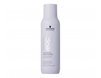 Neutralizan ampon pro poslen blond vlas Schwarzkopf BlondMe Bond Repair Purple Shampoo - 300 ml
