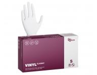 Vinylové rukavice Espeon Vinyl Classic - 100 ks, bílé, nepudrované, velikost S
