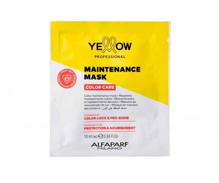 Maska pro zachov�n� barvy barven�ch vlas� Yellow Professional Color Care Maintenance Mask - 10 ml (bonus)