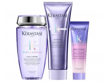 Sada pro rozjasnění blond vlasů Kérastase Blond Absolu + noční sérum 30 ml zdarma