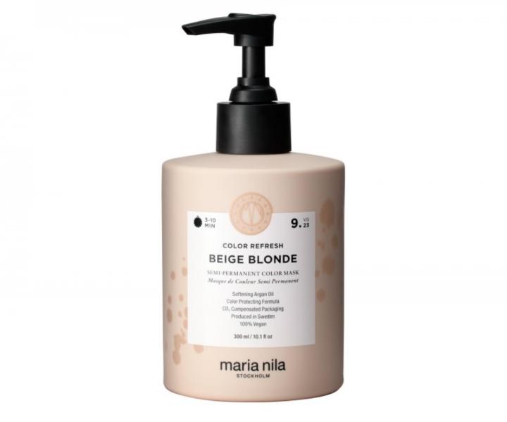 Maska pro o�iven� barvy vlas� Maria Nila Colour Refresh Beige Blonde - b�ov� blond, 300 ml