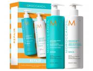 D�rkov� sada pro regeneraci po�kozen�ch vlas� Moroccanoil Repair Duo - 2 x 500 ml