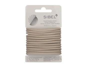 Siln� gumi�ky do vlas� Sibel - 50 mm, 12 ks, blond