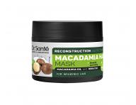 Maska pro rekonstrukci pokozench vlas Dr. Sant Macadamia - 300 ml