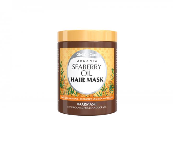 Hydratační maska s rakytníkovým olejem GlySkinCare Organic Seaberry Oil Hair Mask - 300 ml