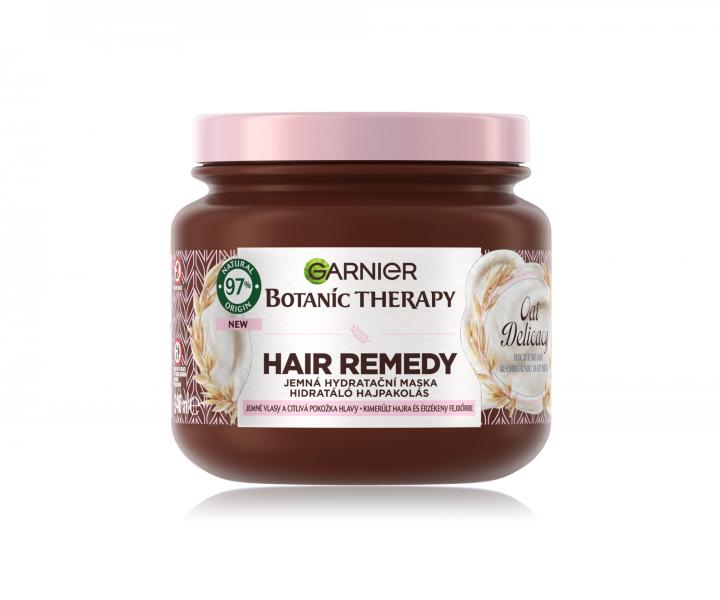 Jemn hydratan maska pro such vlasy Garnier Botanic Therapy Hair Remedy Oat Delicacy - 340 ml