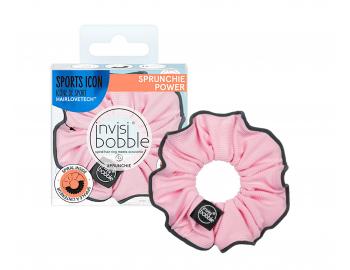 Ozdobn spirlov gumika Invisibobble Sprunchie Power Pink Mantra - rov (bonus)
