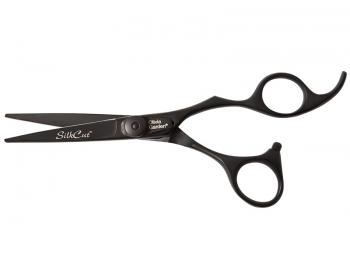 Kadeřnické nůžky Olivia Garden SilkCut® Shear 5,75" Matt Black Edition - matně černé