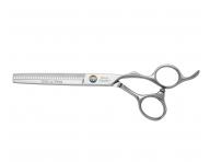 Efilační nůžky Olivia Garden SilkCut Thinner EUR Pride Edition 6,35" - stříbrné