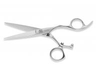 Kadeřnické nůžky Sibel Cisoria Luxury OEW550 5,5" - stříbrné - použité, poškozený or. obal