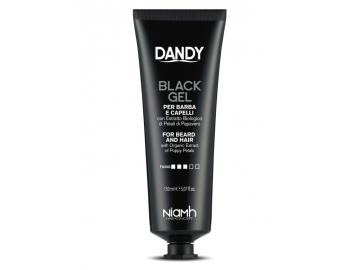 Černý gel na vlasy a vousy Dandy Black Gel - 150 ml