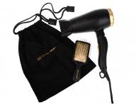 Cestovn fn na vlasy se sklopnou rukojet Bio Ionic Gold Pro Travel - 1200 W, ern - pouit