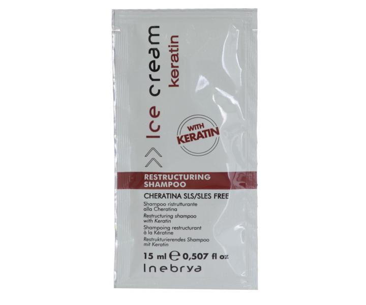 Restrukturalizační šampon s keratinem Inebrya Keratin - 15 ml