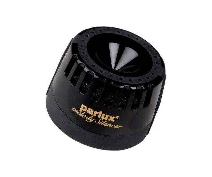 Tlumič hluku Melody Silencer pro všechny typy fénů Parlux  - černý