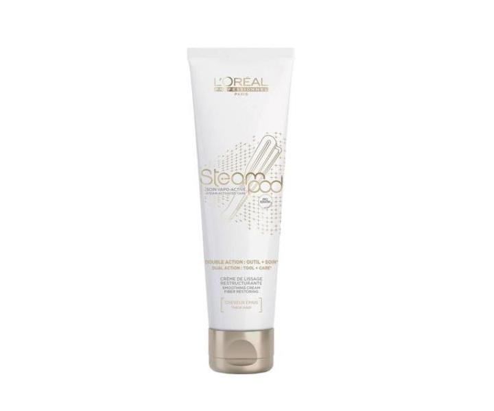 Obnovující a vyhlazující krém pro silné vlasy Loréal SteamPod, 150 ml