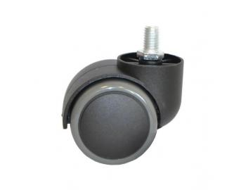 Náhradní pojízdné kolečko k taburetům a stolkům Weelko - černo - šedé