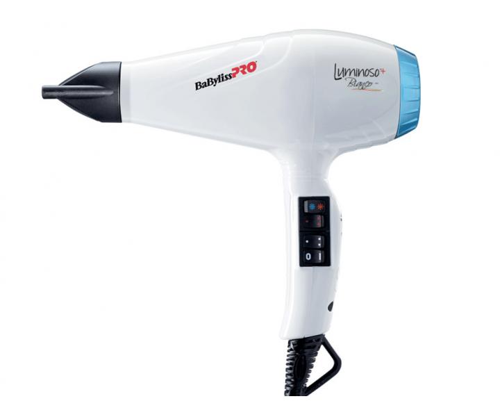 Fén na vlasy BaByliss Pro Luminoso Bianco- 2100 W, bílý