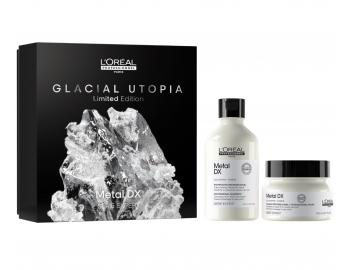 ada pro barven a pokozen vlasy LOral Professionnel Serie Expert Metal Detox - drkov sada - ampon + maska