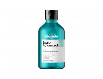Šampon pro mastící se vlasovou pokožku Loréal Professionnel Scalp Advanced Anti-Oiliness - 300 ml