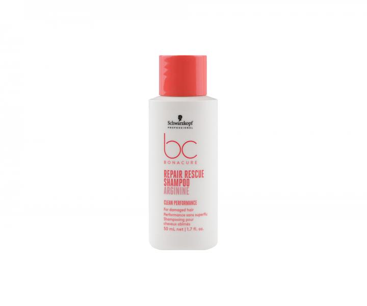 Šampon pro poškozené vlasy Schwarzkopf Professional BC Bonacure Repair Rescue Shampoo - 50 ml