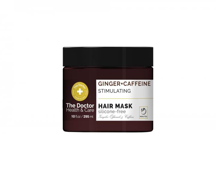 Stimulujc maska pro dodn hustoty vlas The Doctor Ginger + Caffeine Hair Mask - 295 ml