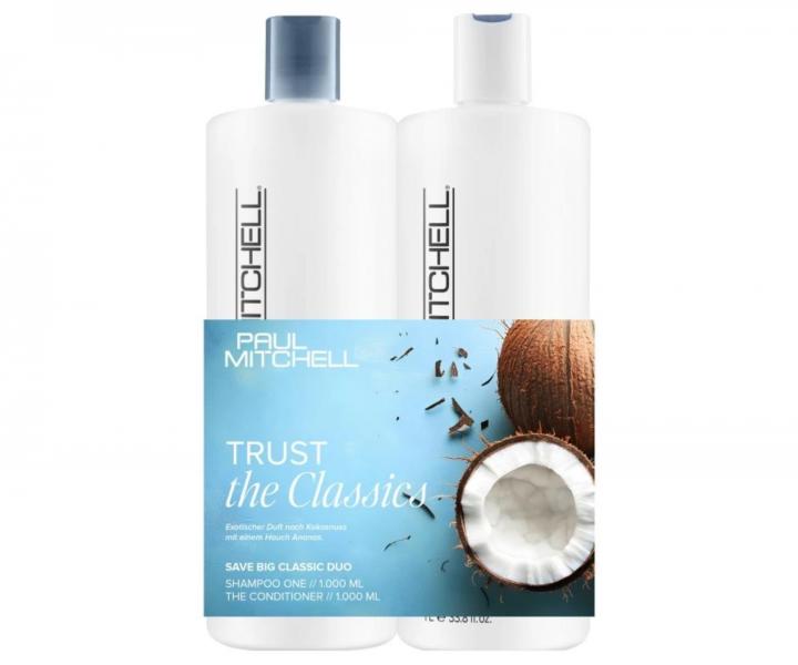 Sada pro hydrataci a ochranu vlas Paul Mitchell Classic Save Big Duo