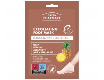 Exfoliační maska na chodidla Green Pharmacy Exfoliating Foot Mask - 2x13 ml, ponožky