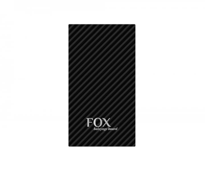 Karbonová podložka na barvení vlasů Fox Balayage Carbon Fiber Board - 20 x 11 cm, černá