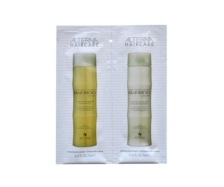 Alterna Bamboo Shine - �amp�n, kondicion�r  lesk vlas� 2x7 ml