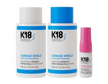 Sada pro ochranu a v��ivu vlas� K18 Damage Shield + bezoplachov� kondicion�r s tepelnou ochranou HeatBounce Conditioning Heat Pr