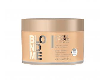 Zlatá maska pro luxusní lesk blond vlasů Schwarzkopf Professional BlondMe Blonde Wonders - 450 ml