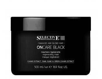 Regenerační maska pro poškozené vlasy Selective Professional OnCare Black Regenerating Mask - 500 ml