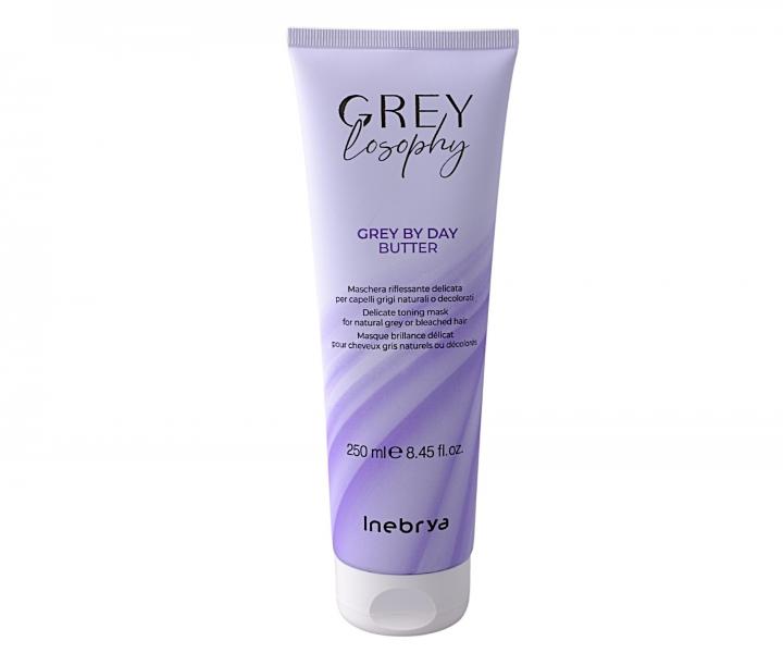 Maska pro prodn ed vlasy Inebrya Grey By Day Butter - 250 ml