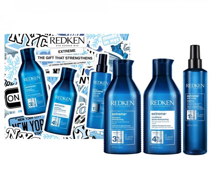 Drkov sada pro poslen a zpevnn pokozench a zcitlivlch vlas Redken Extreme