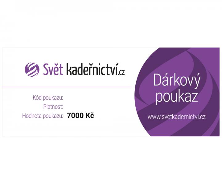 Dárkový poukaz na 7000 Kč