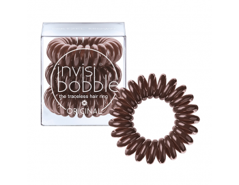 Spirlov gumika do vlas Invisibobble Brown -  tmav hnd