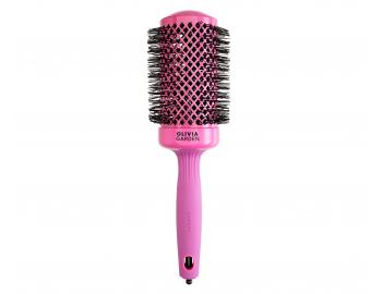 Kulat foukac kart na vlasy Olivia Garden Expert Blowout Shine Pink - 55 mm
