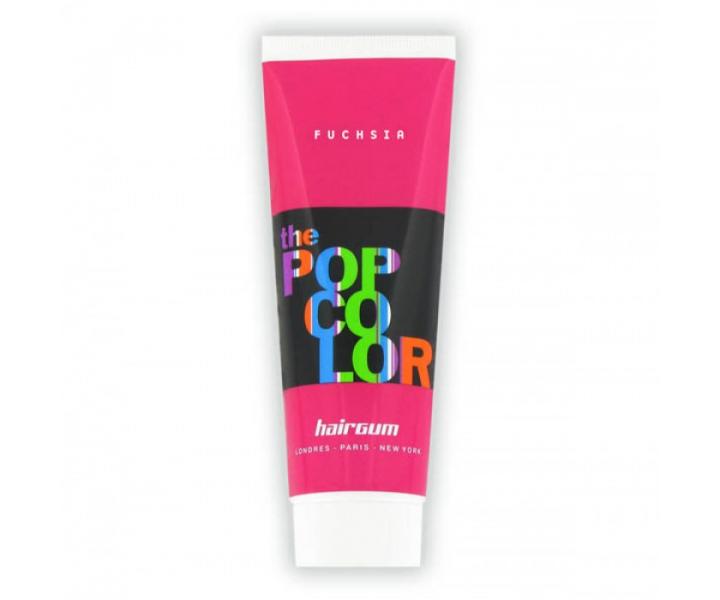 Semipermanentní  barva na vlasy Hairgum, Pop color - fuchsiová