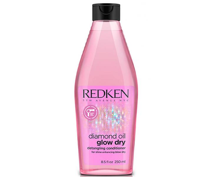 Gelov pe pro lesk vlas Redken Diamond Oil Glow Dry - 250 ml