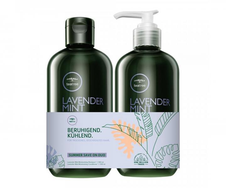 Sada pro hydrataci vlasů Paul Mitchell Tea Tree Lavender Mint Duo - šampon + kondicionér