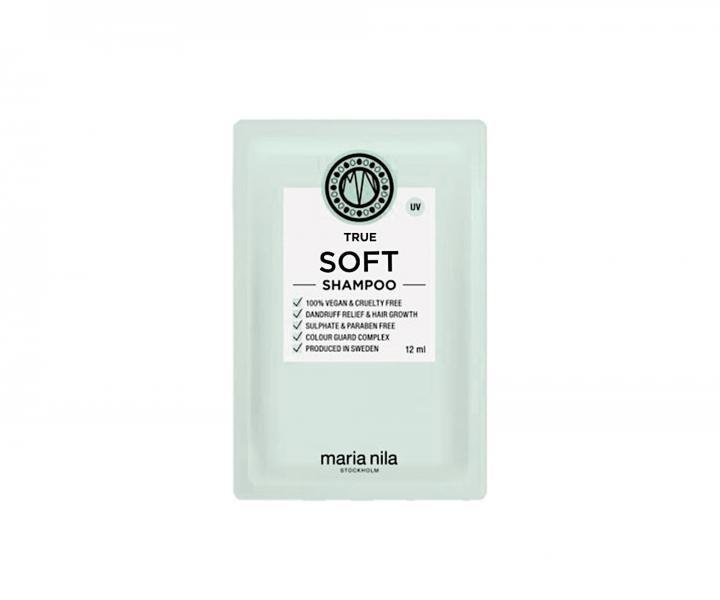 Hydratan ampon pro such vlasy s arganovm olejem Maria Nila True Soft Shampoo - 12 ml