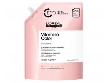 Šampon pro zářivost barvy vlasů Loréal Professionnel Vitamino Color - 1500 ml, náhradní náplň